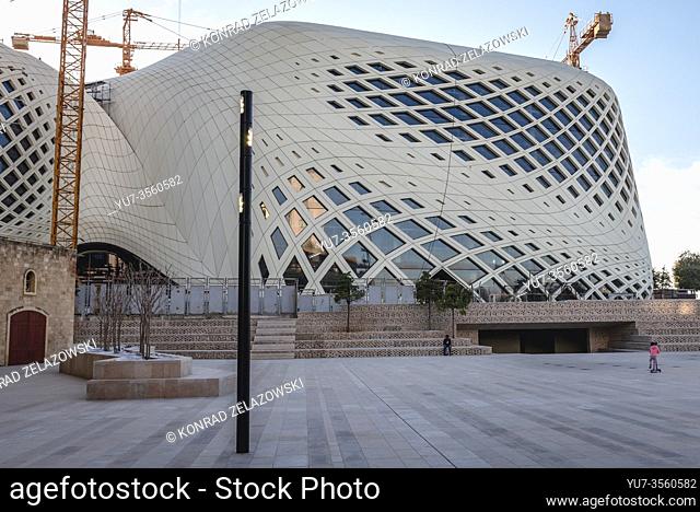 Construction site of North Souks Department Store designed by Zaha Hadid in Beirut Souks shopping area in Beirut, Lebanon