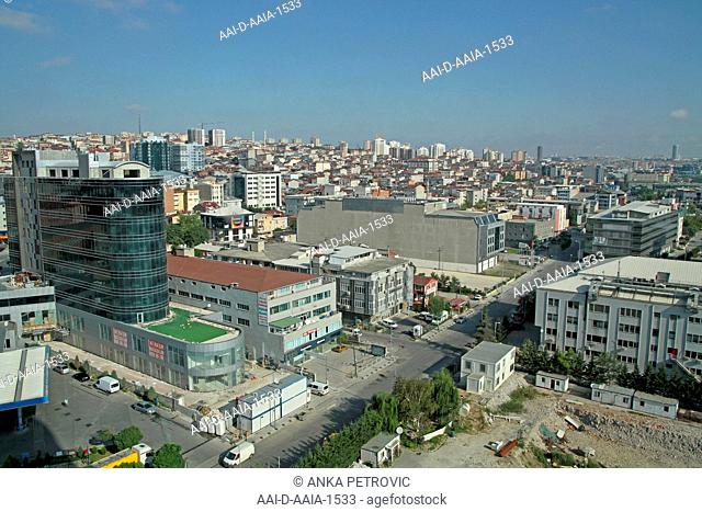 View of Park Inn by Radisson Ataturk Airport and Istanbul Residential area from Marriott Hotel (Courtyard Istanbul International Airport Hotel), Istanbul