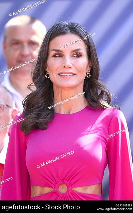 Queen Letizia of Spain attends World Red Cross Red Crescent Day at Oceanografic on May 10, 2022 in Valencia, Spain