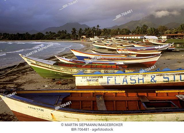 Fishing boats, Puerto Fermin, Isla Margarita, Venezuela, Caribbean
