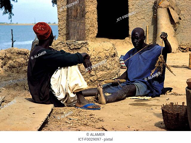 Mali, Mopti, Bozo fishermen
