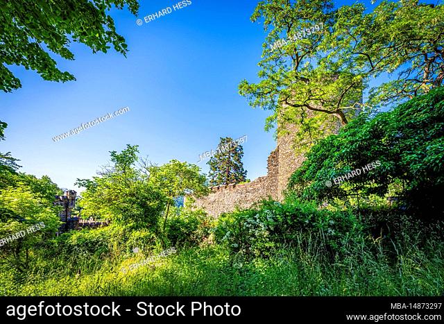 Heimburg in Niederheimbach, seen from the fairy tale path, HDR
