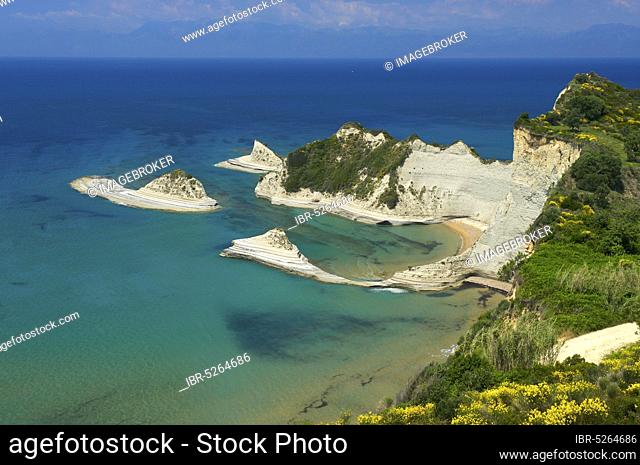 Cape Drastis near Sidari, Corfu, Ionian Islands, Greece, Europe