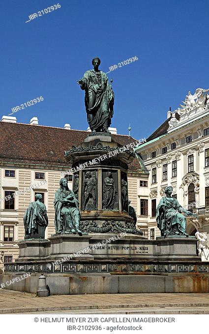 Memorial to Emperor Franz I, 1842, Hofburg Imperial Palace, Vienna, Austria, Europe