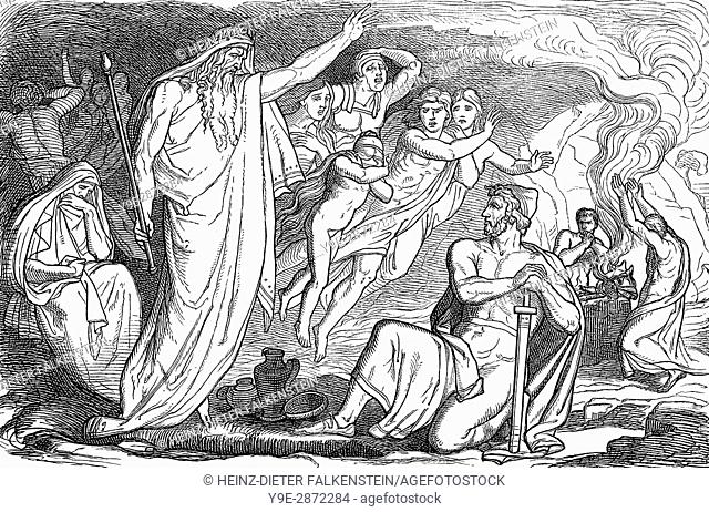 Odysseus in the underworld, Homer's Odyssey