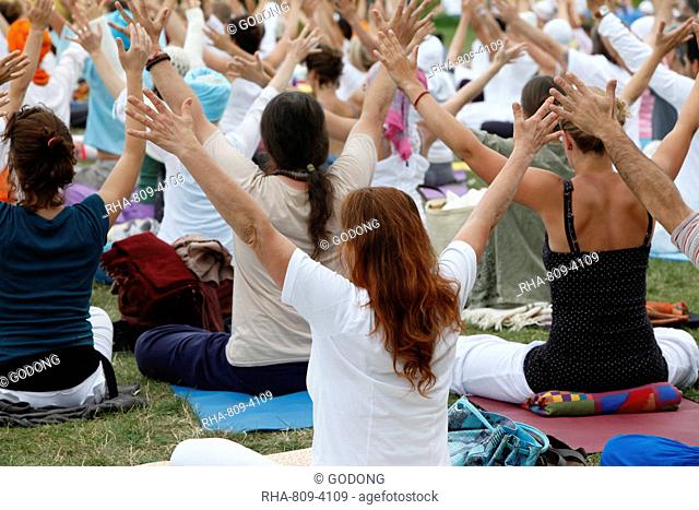 Kundalini Yoga festival, Mur-de-Sologne, Loir-et-Cher, France, Europe
