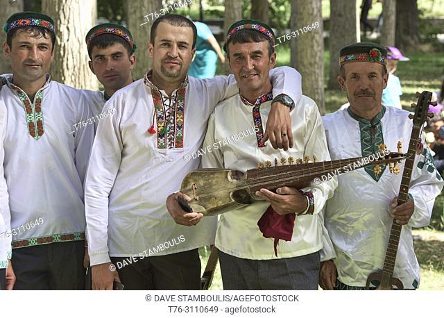 Traditional Pamiri musicians, Khorog, Tajikistan