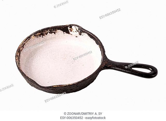 black cast-iron pan for frying