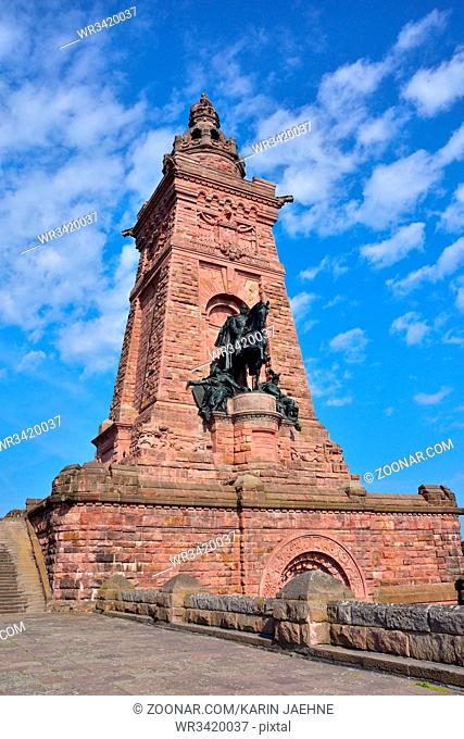 Kyffhaeuser Monument in German state of Thuringia. Kyffhaeuser Denkmal im Harz