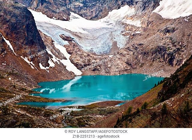 Cobalt Lake in Bugaboo Provincial Park, British Columbia, Canada