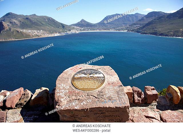 South Africa, Hout Bay, View towards Chapman's Peak