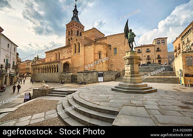 Medina del Campo square. Segovia. Castile and Leon. Spain
