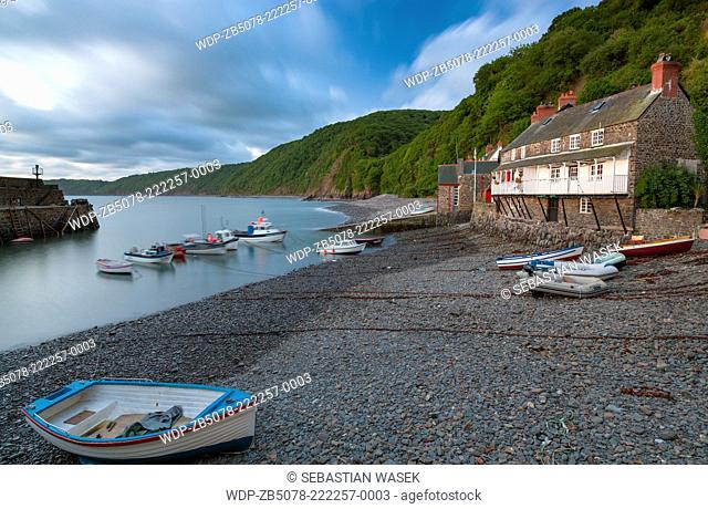 Clovelly village and harbour, Devon, South West, England, United Kingdom, Europe