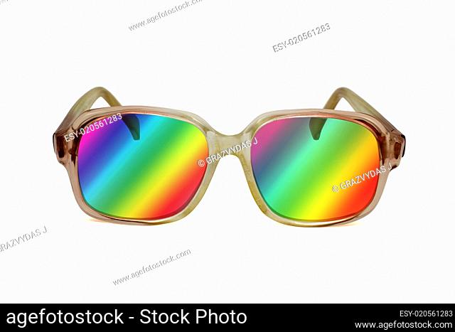 retro colored sunglasses