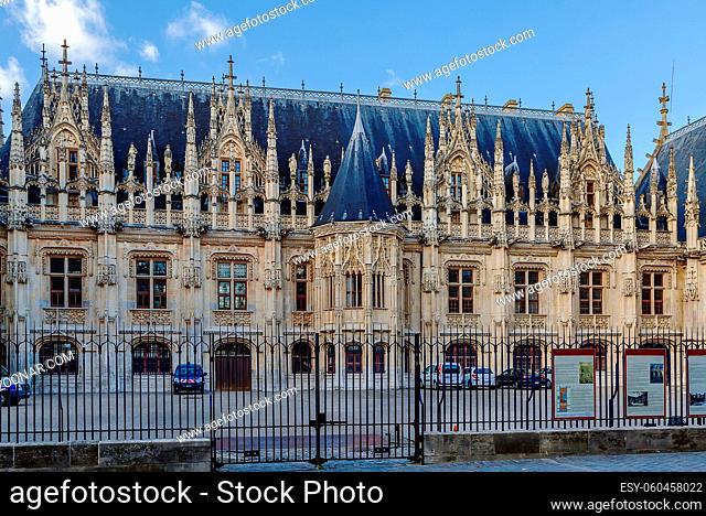 Rouen Palace of Justice - is one of the most beautiful Gothic palaces of France, dates from the beginning of the XVI century