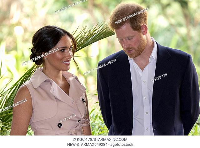 Photo by: KGC-178/starmaxinc.com.STAR MAX.©2019.ALL RIGHTS RESERVED.Telephone/Fax: (212) 995-1196.10/2/19.Prince Harry, Duke of Sussex and Meghan