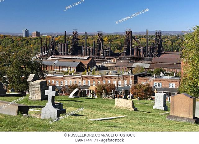 Cemetery Fourth Street Steel Works Bethlehem Pennsylvania USA