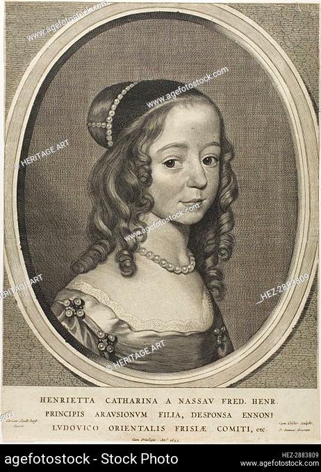 Henrietta Catharina of Nassau, n.d. Creator: Cornelis de Visscher