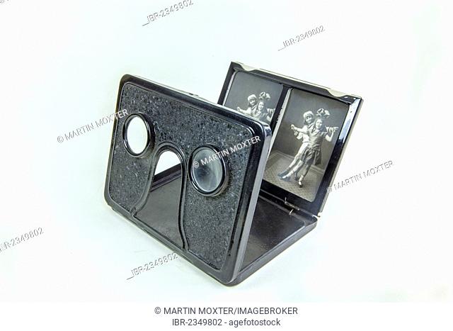 Stereoscopy, stereoscopic photos, 3D photo viewer, historical 3D photography, around 1920