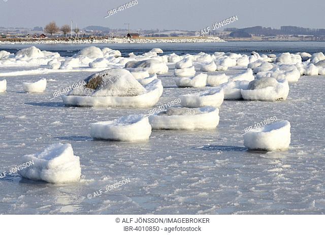 The Baltic Sea in winter, Abbekås, Sweden