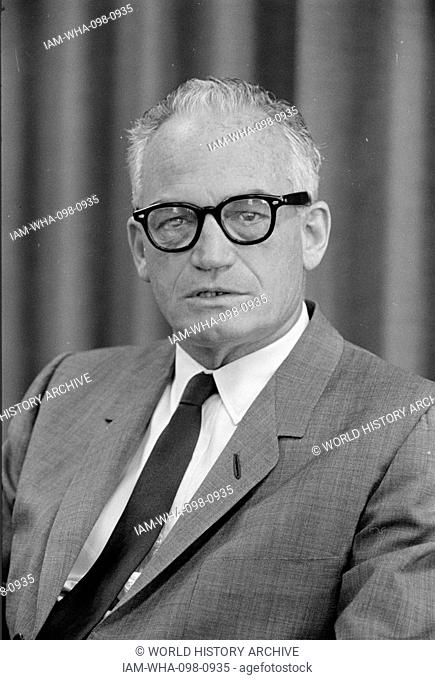Barry Morris Goldwater (1909 – 1998), American politician and businessman who was a five-term United States Senator from Arizona (1953–65