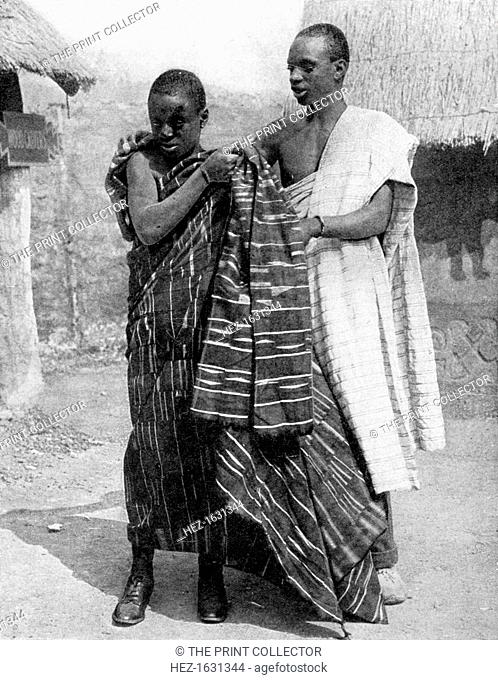 A man and a boy from the Ashanti people, Ghana, Africa, 1936. From Peoples of the World in Pictures, edited by Harold Wheeler