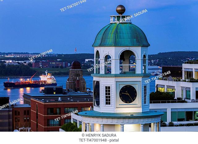 Canada, Nova Scotia, Halifax, Building of Town Clock