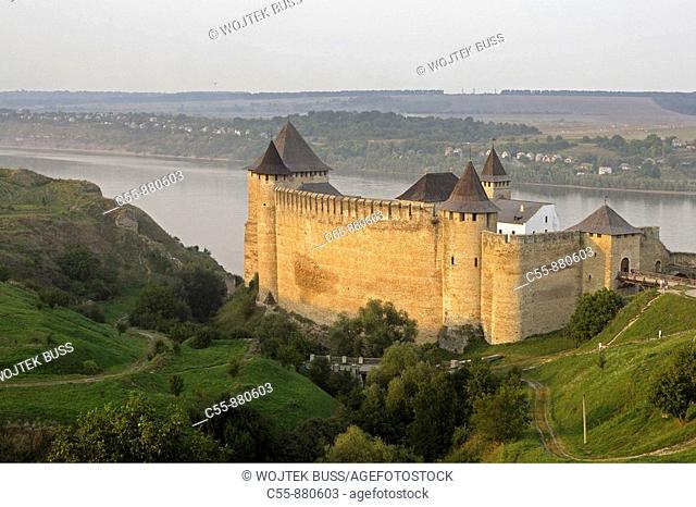 Khotyn, Chocim, Fortress, citadel, 13th-15th-18th century, Dniester river, Chernivtsi Oblast province, Western Ukraine