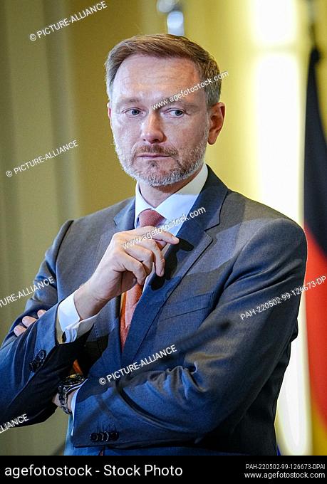 02 May 2022, Berlin: Christian Lindner (FDP), Federal Minister of Finance, announcing Customs' findings at the annual press conference