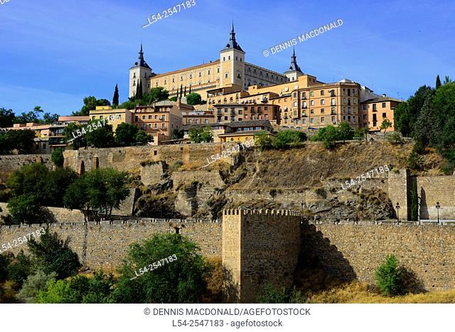 El Alcazar Toledo Spain ES Walled City Castilla-La Mancha