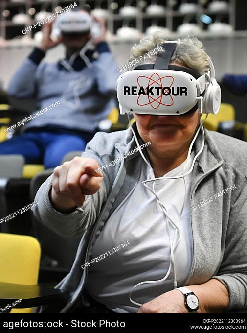 The tour ReakTour,  unique virtual tour to the reactor available at the Dukovany nuclear power plant in Dukovany, Czech Republic, November 23, 2022
