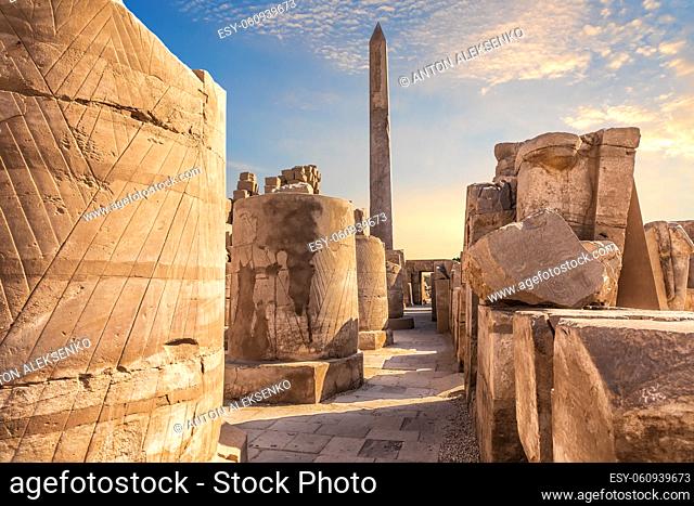 Karnak gallery by Precinct of Amun-Re, Luxor, Egypt