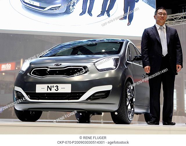 Y E S Chung, Kia Motors, is seen during the 79th International Motor Show in Geneve, Tuesday, March 3, 2009 CTK Photo/Rene Fluger