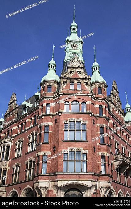 Warehouse District-Town Hall; Hamburg; Germany