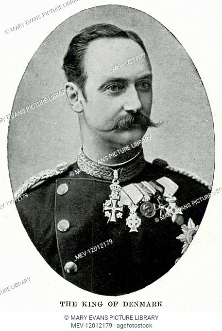 Frederick VIII, King of Denmark (1843 - 1912), Eldest brother of Queen Alexandra, who married the Princess Louis of Sweden and Norway