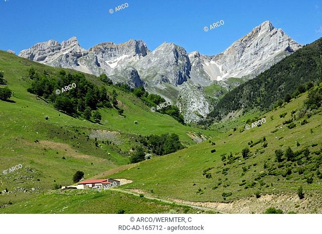 Hecho valley, Pyrenees, Spain