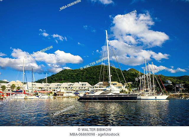 French West Indies, St-Martin, Marigot, Port La Royale Marina