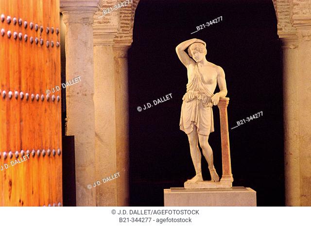 Roman statue in the museum inside the Benameji Palace. Écija. Seville Province. Spain
