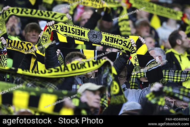 firo: 03/18/2023 football, soccer, 1st league, 1st Bundesliga, season, first Bundesliga 2022/2023, BVB, Borussia Dortmund - 1st FC Cologne, Koeln 6:1 fans
