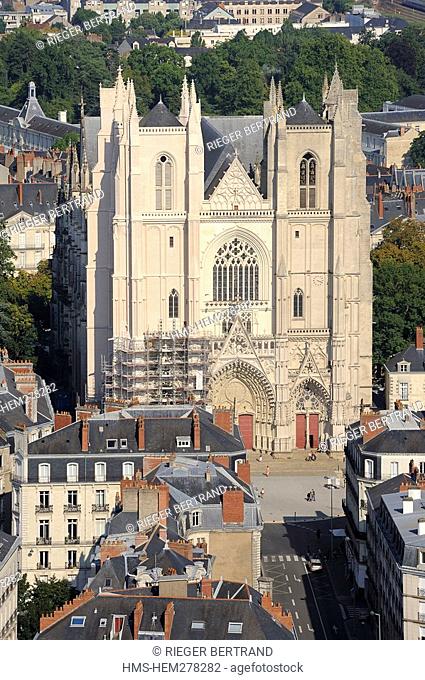 France, Loire Atlantique, Nantes, la cathedrale Saint-Pierre et Saint-Paul St Peter and St Paul Cathedrale