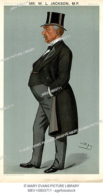 William Lawies Jackson, 1st Baron Allerton (1840 – 1917) British businessman and Conservative politician. Caption: 'North Leeds'