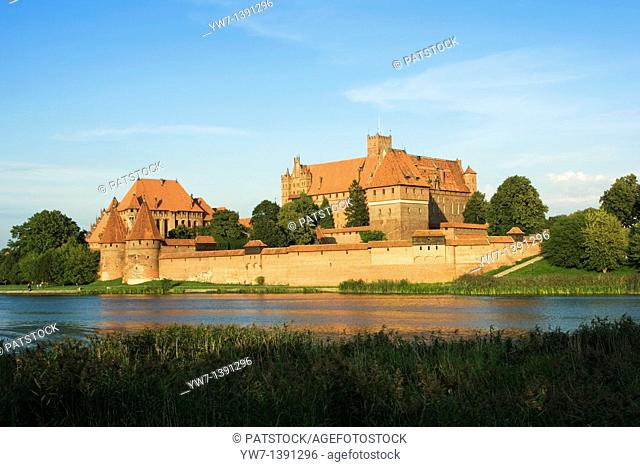 Malbork Castle is located on Southeastern bank of the river Nogat in Pomerania, Poland It was built by the Teutonic Order as an Ordensburg and named Marienburg...