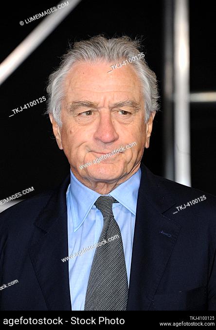 Robert De Niro at the Los Angeles premiere of 'The Irishman' held at the TCL Chinese Theatre in Hollywood, USA on October 24, 2019