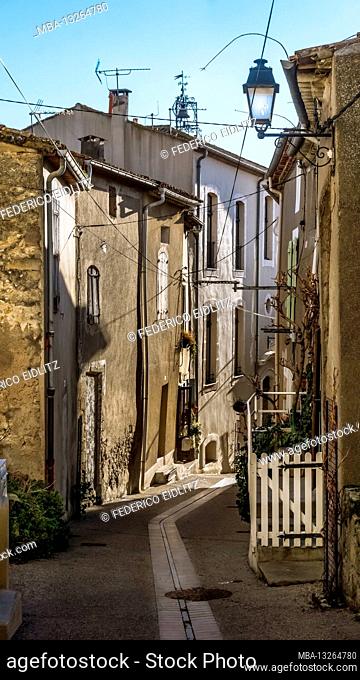 Village alley in Lespignan