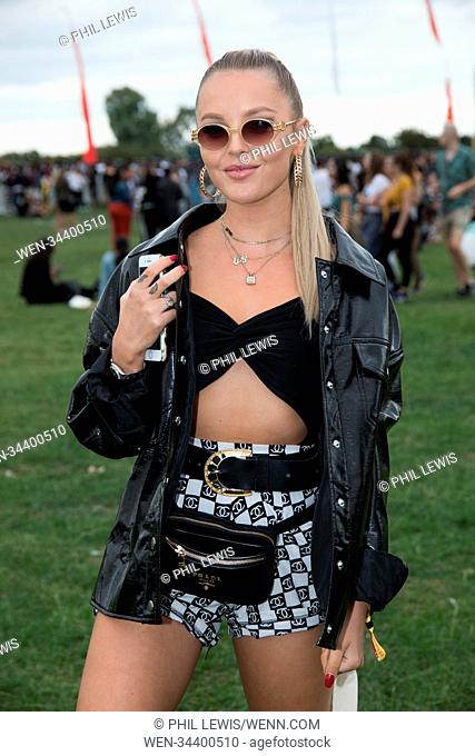 Celebs attend Strawberries & Creem Festival Featuring: Betsy Blue English Where: Cambridge, United Kingdom When: 16 Jun 2018 Credit: Phil Lewis/WENN