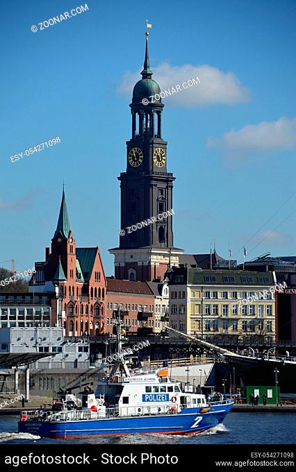 The City of Hamburg, Germany. Die Stadt Hamburg, Deutschland