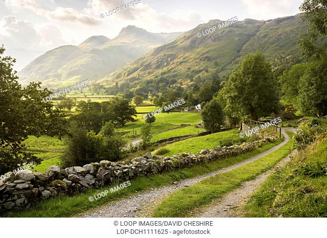 Langdale Pikes in the English Lake District