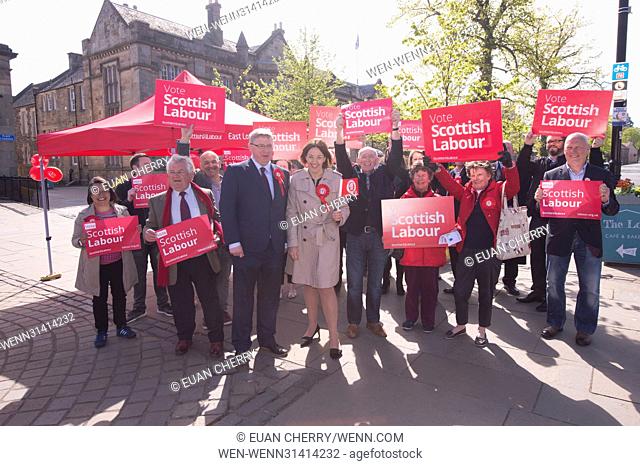 Scottish Labour leader Kezia Dugdale takes to the streets of East Lothian to start campaigning for Labour’s candidate in the General Election, Martin Whitfield