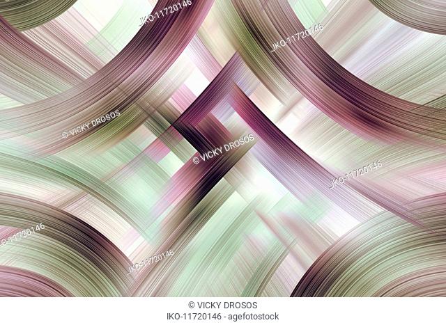 Abstract curved woven background pattern
