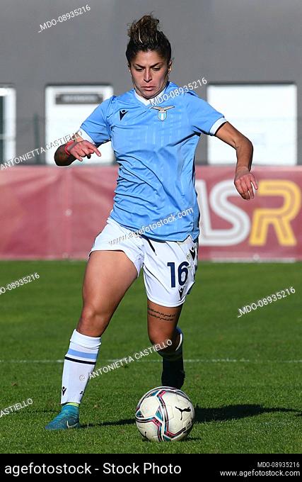 The player of Lazio Antonietta Castiello during the match Roma woman-Lazio woman at the Tre Fontane Stadium. Rome (Italy), December 12th, 2021